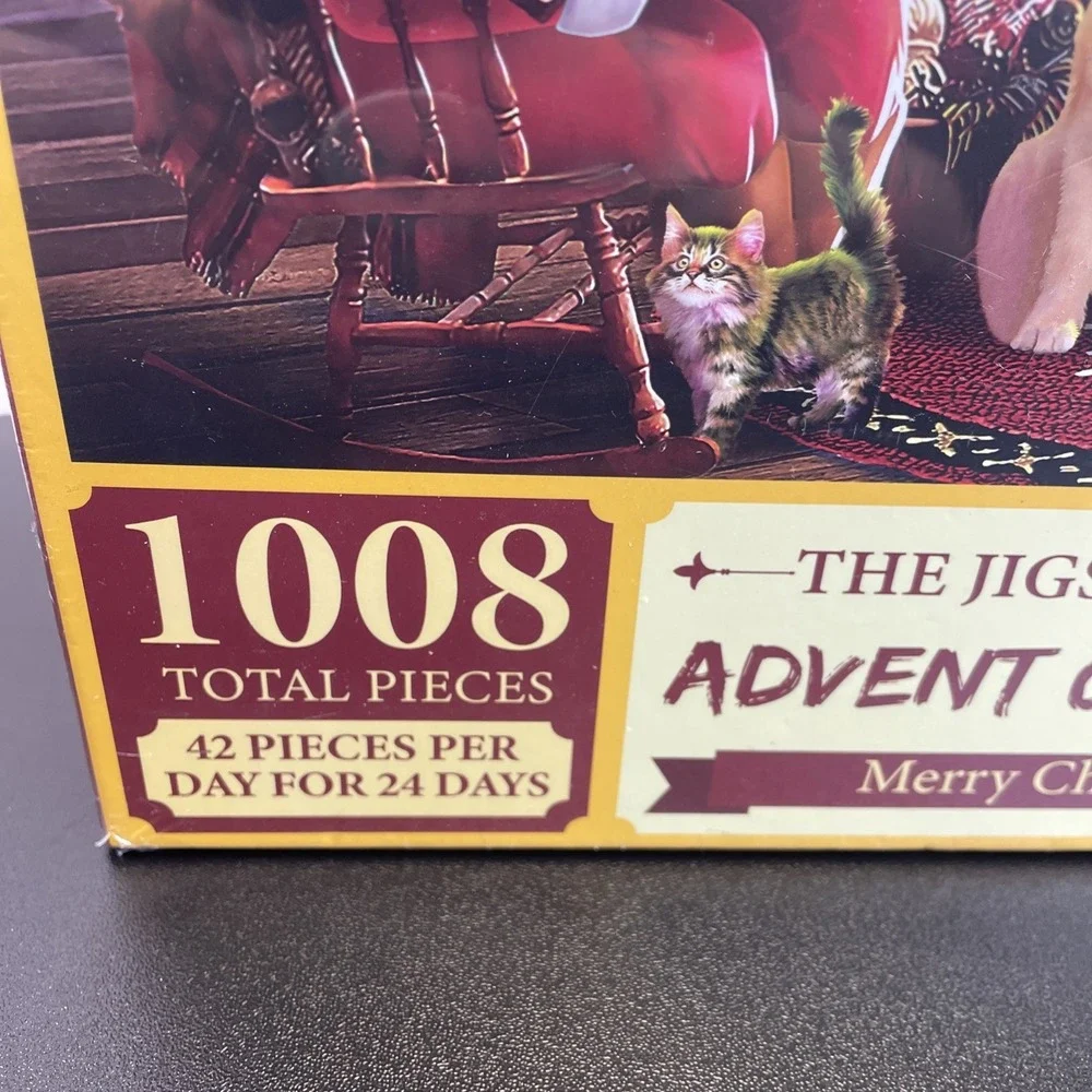 jigsaw puzzle advent calendar Christmas 1008  Poster Included Sealed